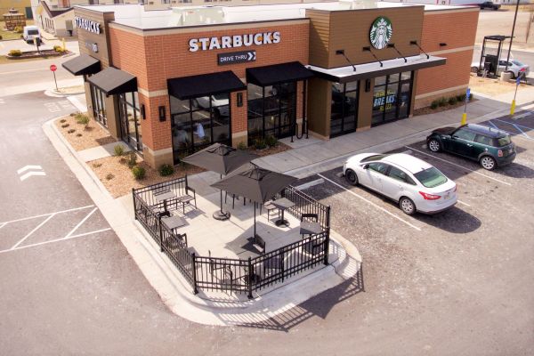 Starbucks Coffee construction in Elkhart, IN
